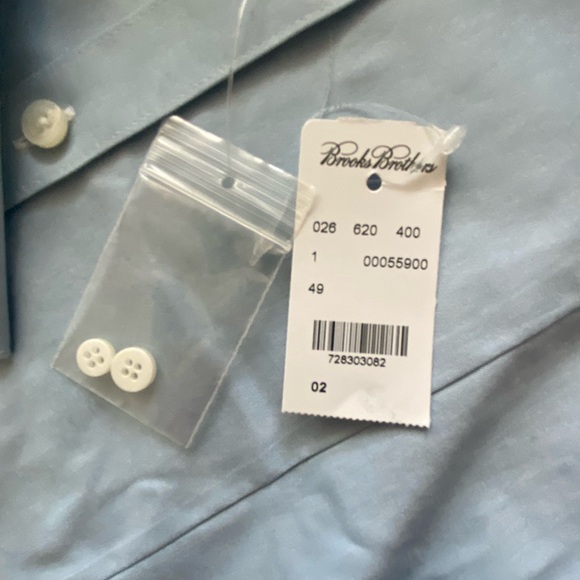 Brooks Brothers blue button down shirt - Picture 4 of 4